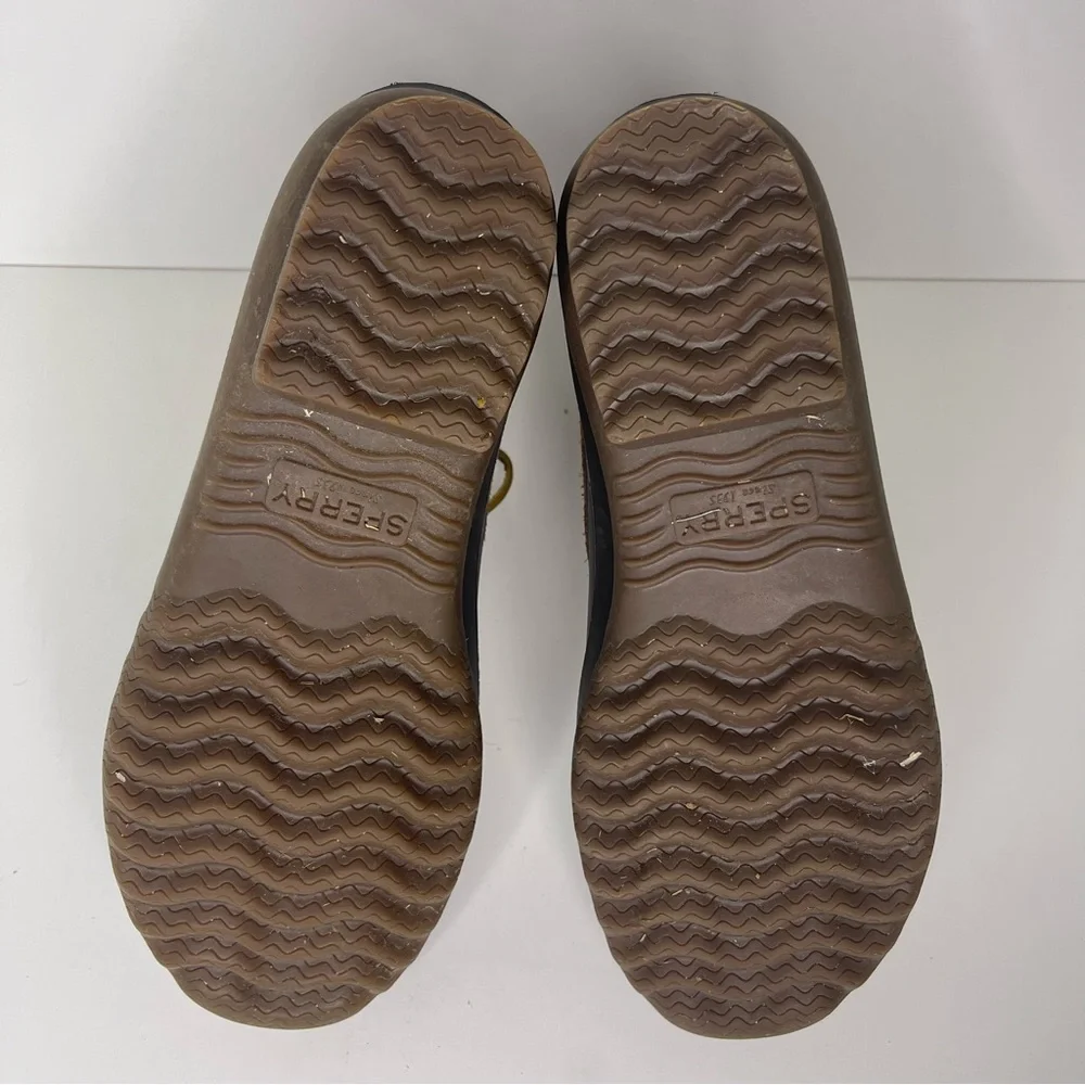 Sperry Men's 8 Brown Leather Decoy Duck Boots Winter‎ Weather Gorpcore Outdoor